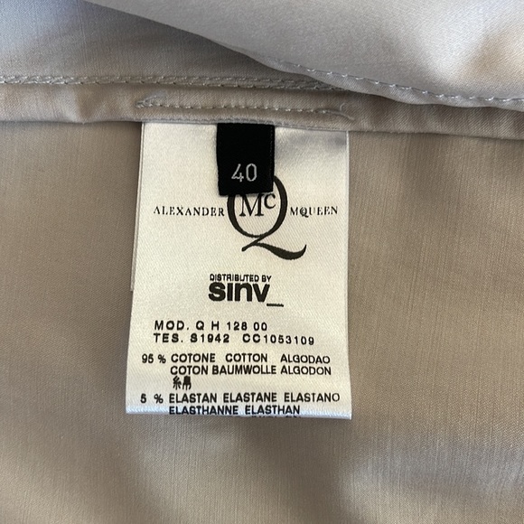 Alexander McQueen Satin Bomber Jacket (EUC) - Picture 9 of 10